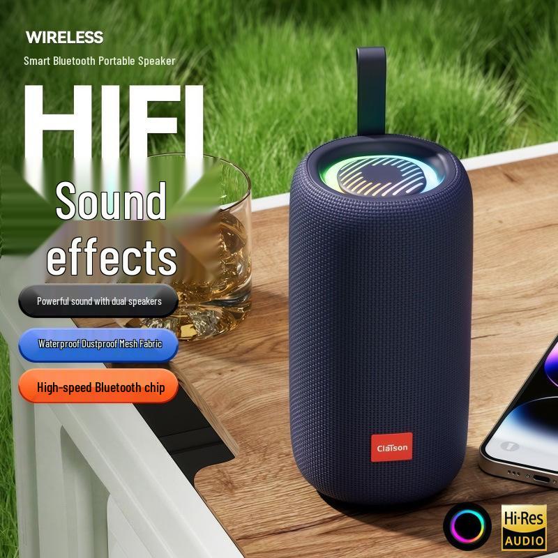 T65 Portable Bluetooth Speaker: High-Volume, Super Bass, Long Battery Life, Compact, Outdoor-Ready, High-Quality Sound Player