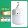 Super Bright LED Rechargeable Emergency Bulb for Outdoor Night Markets & Home Power Outages