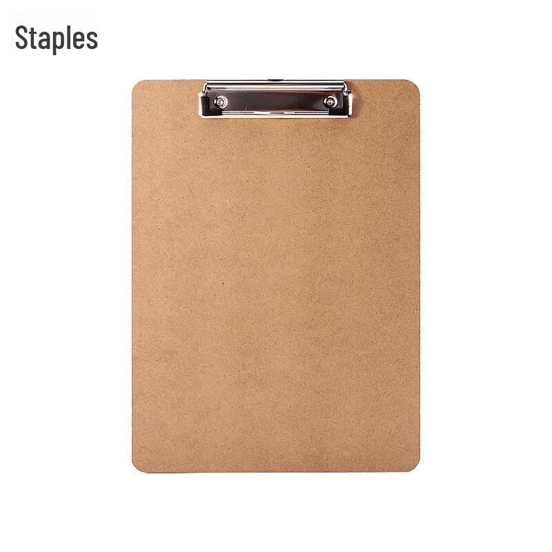 Staples CB1001 Wooden Clipboard