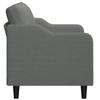 Vidaxl Sofa 2-Osobowa, Ciemnoszara, 120 Cm, Tapicerowana Tkaniną