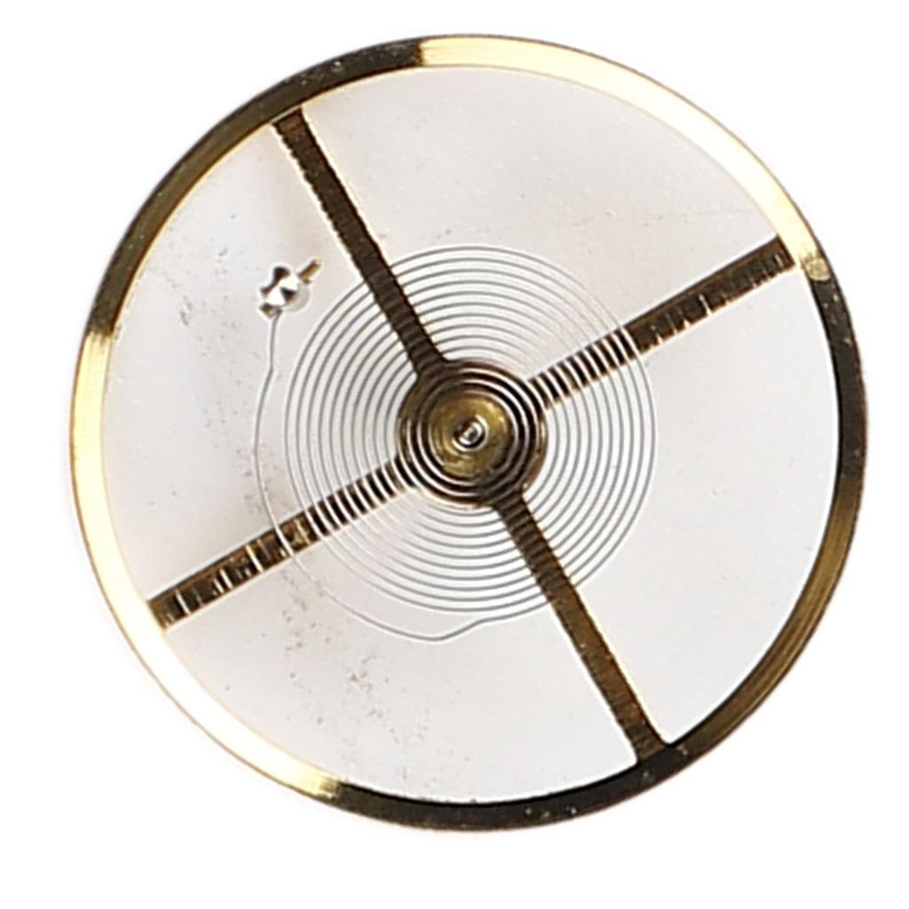 8205 Watch Movement Balance Wheel Alloy Full Swing Hairspring Watch Repair Accessories Golden