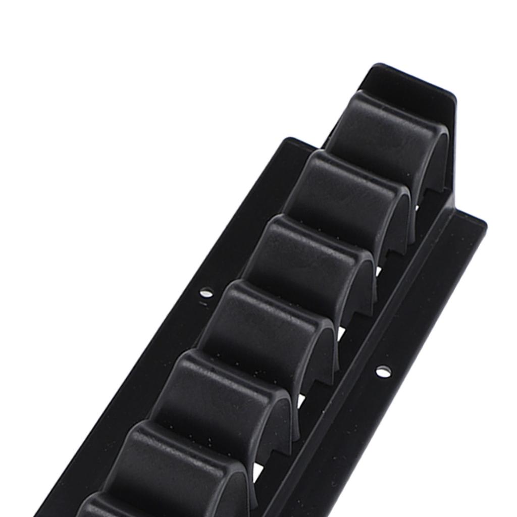 Whip Rack Black Horse Crop Holder ABS Wall Mount Holds Up to 11 Whip Or Crop Horse Holder for Horse Stable Fishing Pole