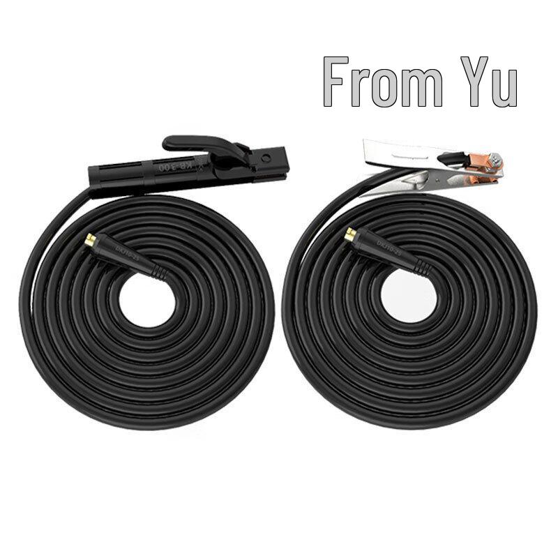 Welding Machine Cable Set with Clamps