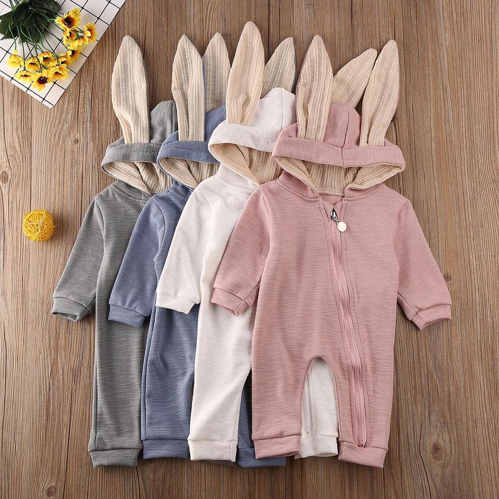 Baby Strampler Fleece 3-18 Monate - Langer Jumpsuit Für Herbst & Winter