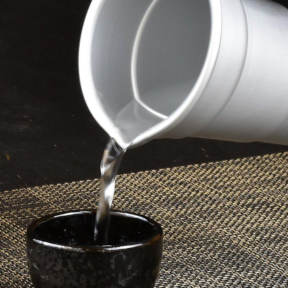 Wahei Freiz Tiroli Warmer for Warmed Sake, 2-Go Capacity, Aluminum, Made in Japan, Silver, G-0102