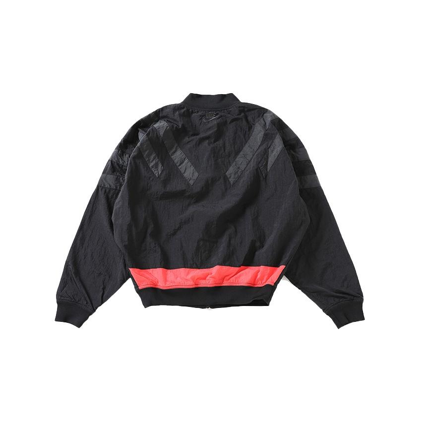 Air Jordan 6 Srt Lgc Nylon Jacket Full-Zip Stand Collar Outerwear Men Jacket Black BV5406-010