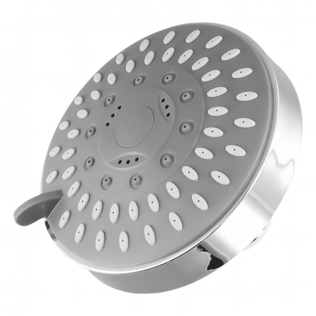 Shower Head Chrome Wall Mounted Flexible High Pressure Adjustable Convenient