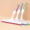 1pcs Double Sided Wiper Glass Wiper Household Long Handle Household Scraper Bathroom Tile Wiper Silicone Mirror Defogger