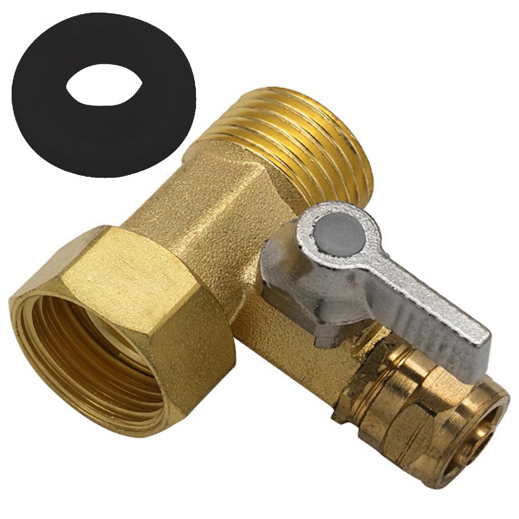 3/8inch Ball Valve Good Sealing No Leakage Faucet Inlet Ball Valve Standard Thread for Home Purifier for Filter