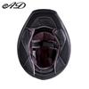 Retro Carbon Fiber Full Face Helmet for Kids - Motorcycle, Cruiser, Scooter