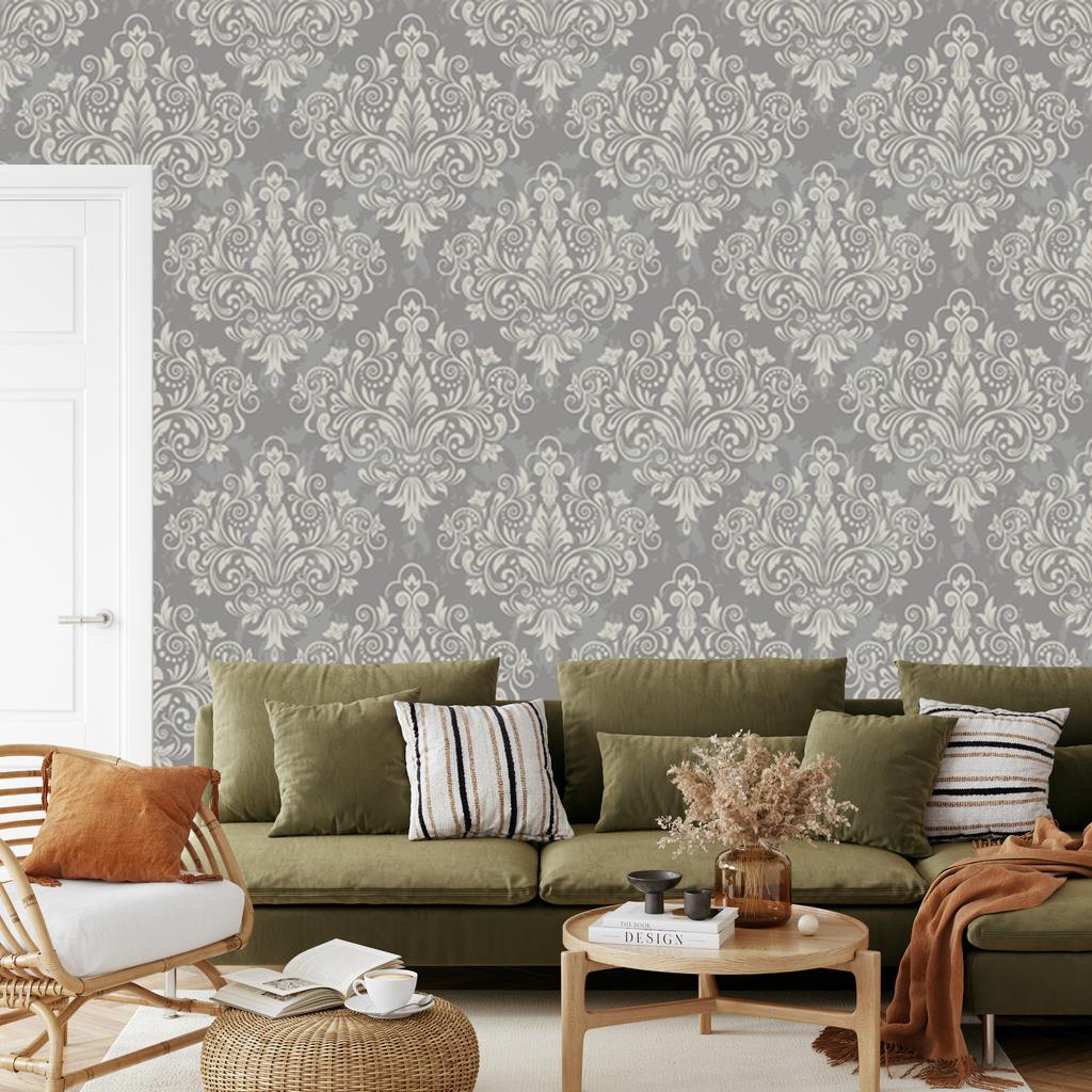 Wallpaper Beautiful Ornaments for the Living Room and Bedroom 50x1000