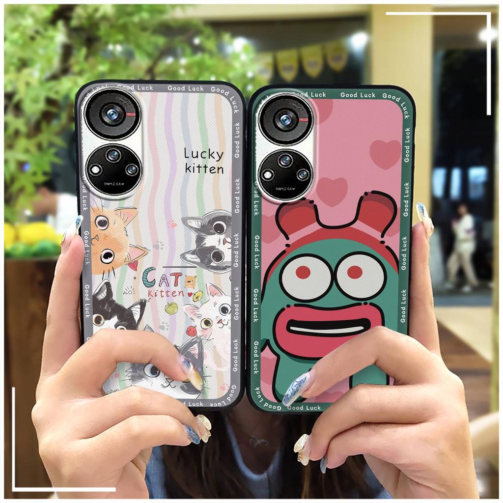 Graffiti Shockproof Phone Case For ZTE Blade V40S/Axon40 SE TPU Full Wrap Protective Anti-dust Back Cover Cute Durable