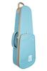 [KIWAYA] KLC-ConSB Concert Size Ukulele Light Case (Long Neck Compatible, Durable and Lightweight, with Retractable Shoulder Strap) Sky Blue