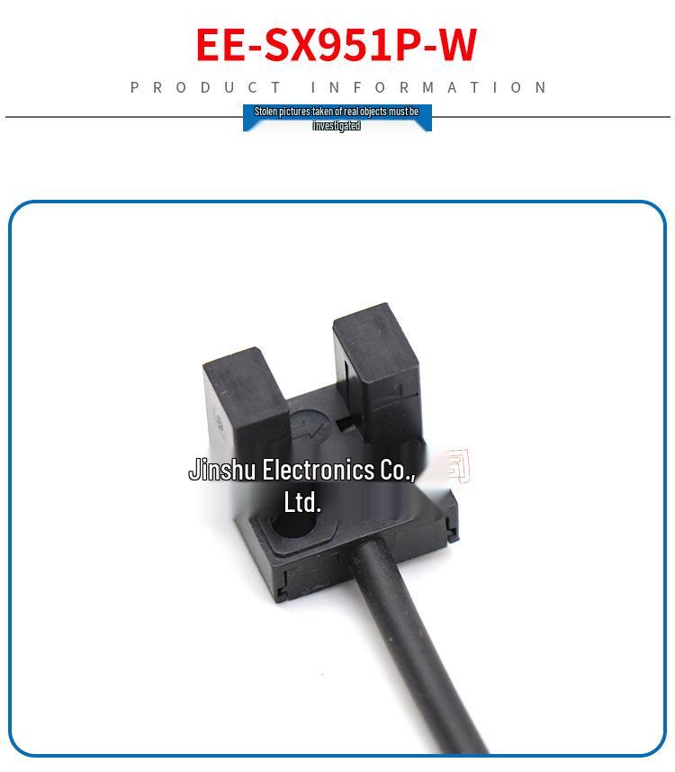 Genuine EE-SX951P-W/R Slot-Type PNP Photoelectric Sensor, 1M Wire Length