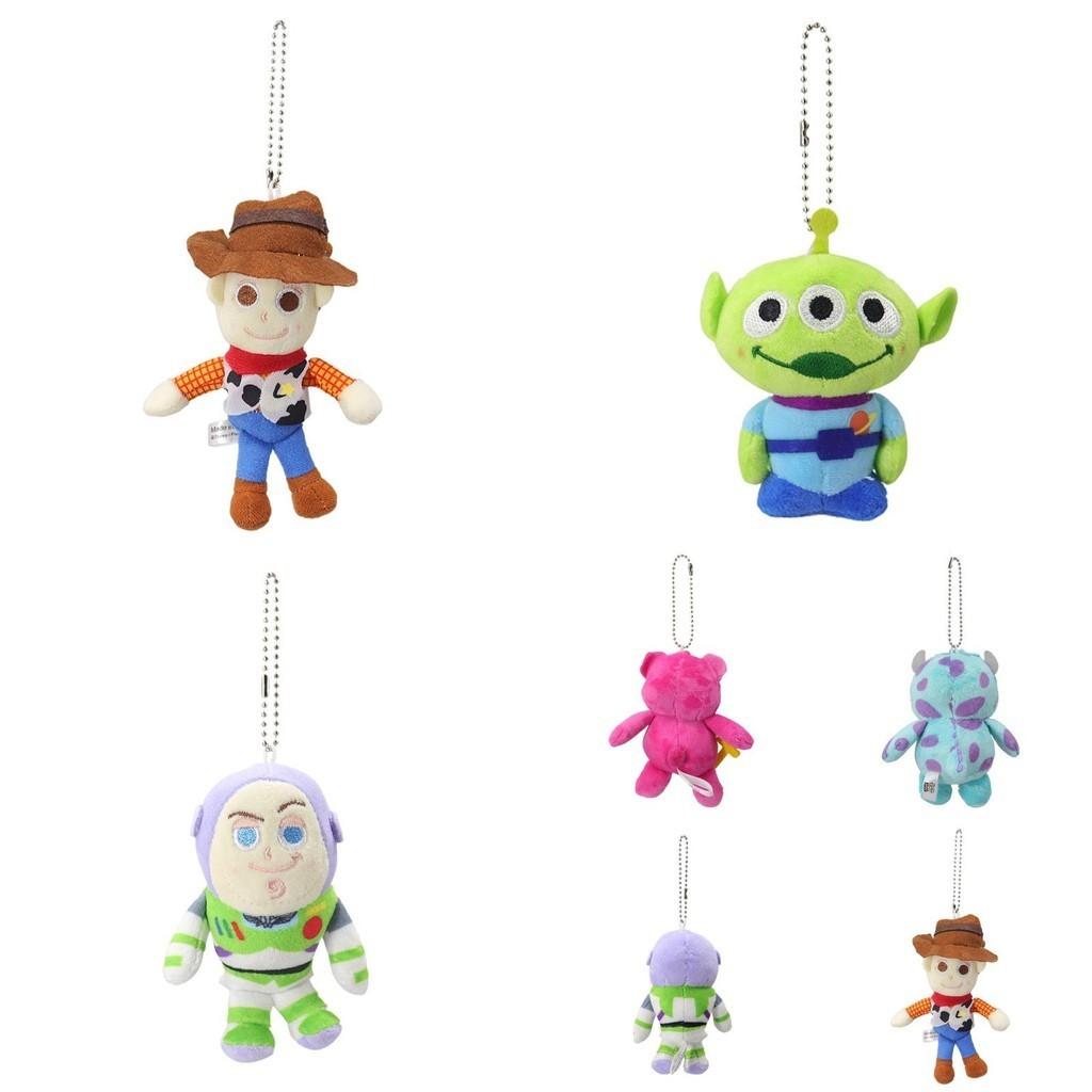 Bass Lightyear Woody Strawberry Bear Three-eyed Monster Plush Toy Pendant Decor