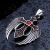 Retro Jewelry Fashion Popular Men's Nightclub Pendant Angel Cross Necklace