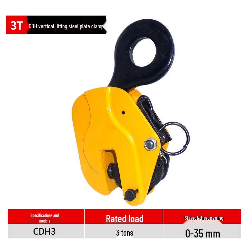 Jinyou Lifting Clamp: L-Shaped Plate Hook & CDH Vertical/Horizontal Steel Plate Clamp Tool