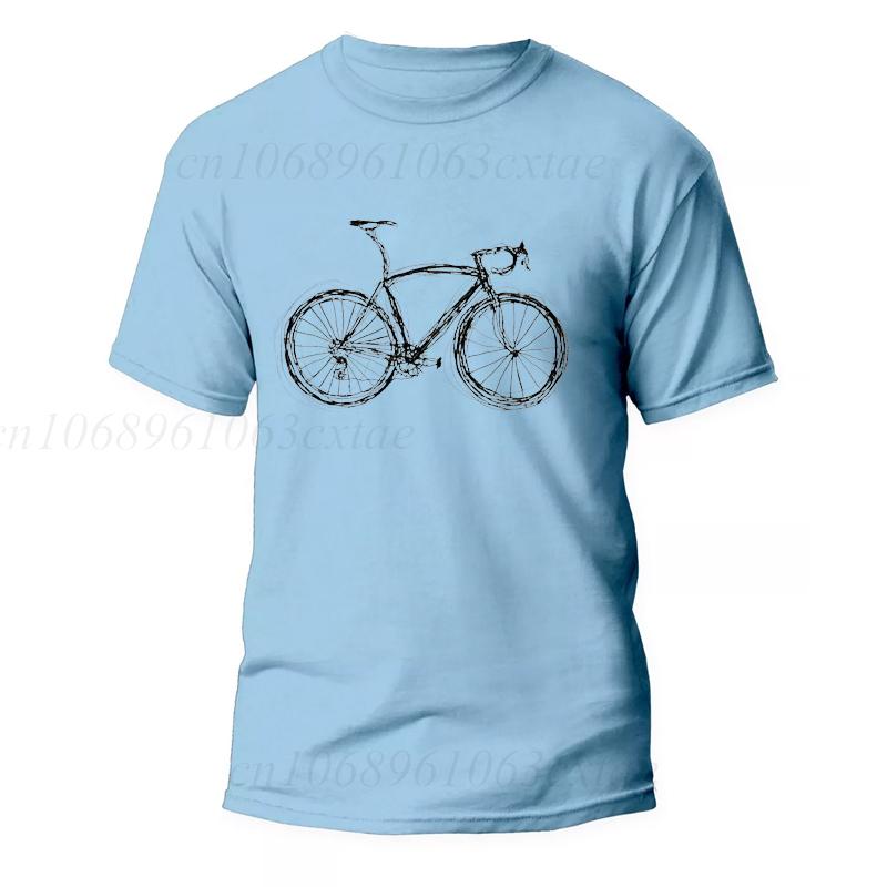 Mountain Bike Cycling Bicycle Cyclist T Shirts Men Women Clothing Hipster T-Shirt Crew Neck Tees Cycling Lover Classic Clothing