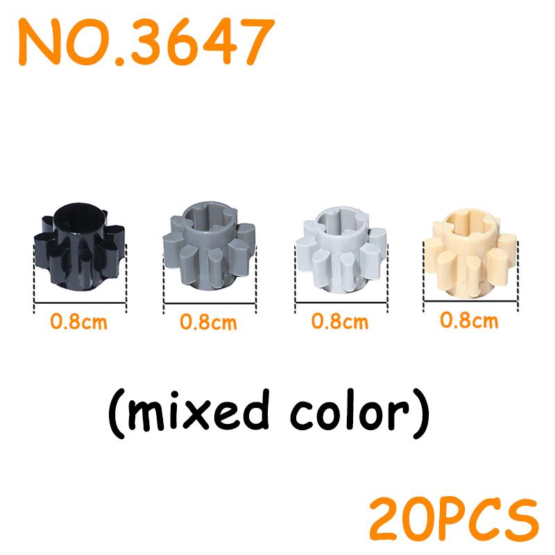 MOC Technical Parts Gear Bulk Bricks Assemble Particles DIY High-tech Building Blocks Compatible All Brand Car Model Accessories