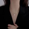 New Fashion Round Zircon Necklace Minimalist Style Charm Choker Pendant Party Gift For Women's Fine Jewelry