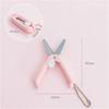 Creative Mini Portable Folding Scissors Morandi Simple Paper-Cutting Art Tool Stationary Scissors Office School Supplies