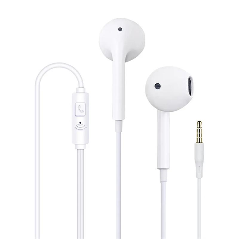 3.5mm Wired Earphones Headphone Universal Sports Headsets Call Music Earphone With Microphone for Samsung Xiaomi Huawei Iphone 6
