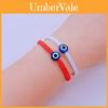 Trendiges europäisches und amerikanisches handgefertigtes Armband mit verstellbarem bösem Blick-Design, perfektes Geschenk für Paare