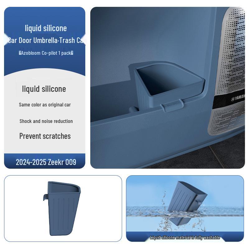 Zeekr 009 Car Interior Trash Can & Umbrella Holder for Door Storage