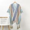 Neck Wrap Tassel Scarves Warm Knitted Cape Simple Imitation Cashmere Scarf  Travel Vacation