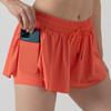 Women's Flowing Sports Shorts Gym Yoga Workout Running Tennis Skirt Comfortable Skirts with Pockets