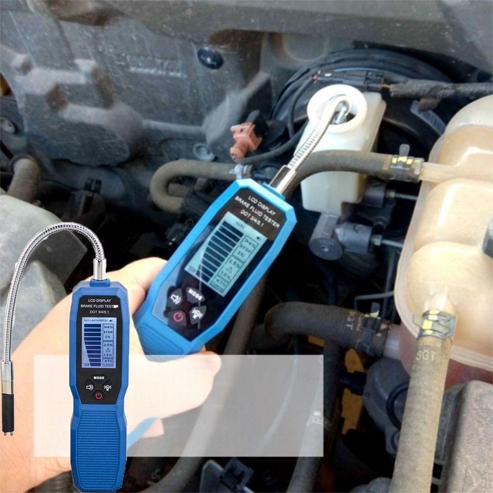 Color Screen Display Digital Brake Fluid Tester Automotive Diagnostic Tool  Professional Workshop