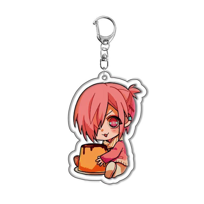 

Jibaku Shounen Hanako-kun Anime Acrylic Keychain Hanako Kun Yashiro Nene Kou Minamoto Double Sided Pendant Keyring Supernatural 55mm