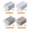 Home Storage Foldable Organizer Drawer Closet Organizers Divider Boxes For Underwear Bra Scarves Socks Underpants Jeans Storage Box with Compartments