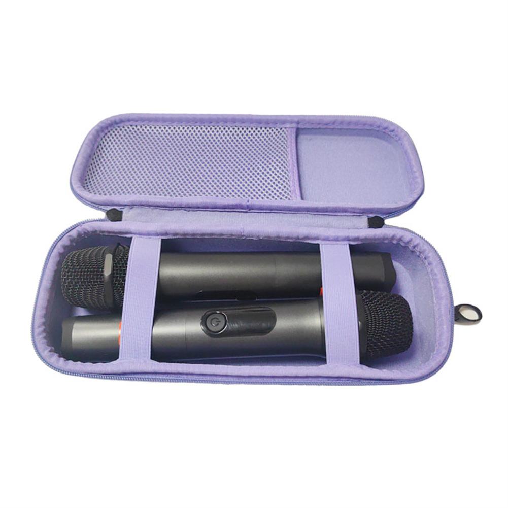 Portable Wireless Microphone Storage Bag, Shockproof Large-capacity Hard Carry Bag With Shoulder Strap For Travelling Camping Business Trip