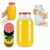 Glasbehälter 2L Glas für Konserven Liköre Honig
