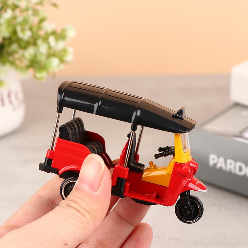 Legierung Dreirad Retro Simulation Modell Dreirädrigen Motorrad Spielzeug Druckguss Auto