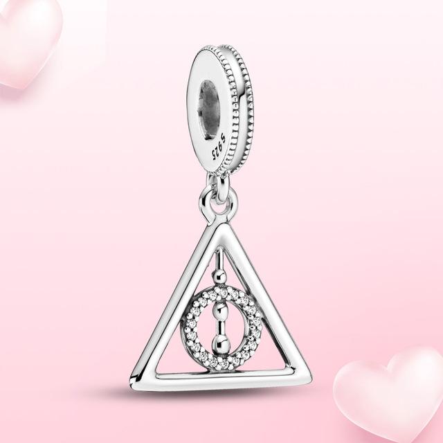 100% 925 Sterling Silver Přívěsek Millenium Falcon Falcon Přívěsek Fit Originální módní šperky Dámský náramek DIY dárek