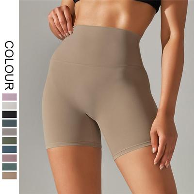 Auroth Fitness-Yoga-Shorts, Laufen, Radfahren, Sport-Leggings, schnell trocknend, atmungsaktiv, Yoga-Shorts mit hoher Taille
