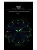 Men's Waterproof Luminous Quartz Watch with Leather Strap & Steel Band