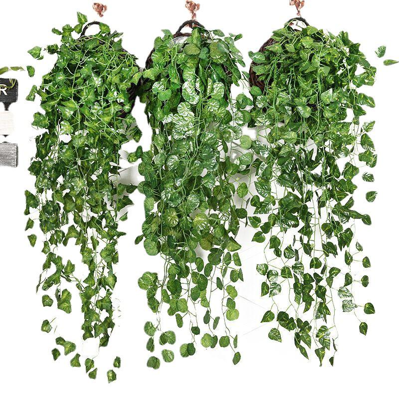 Artificial Pothos Vine Wall Hanging - Green Indoor Decoration for Living Rooms