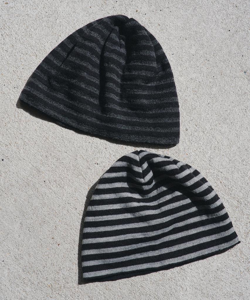 XERO Core Stripe Beanie [Black/Charcoal]