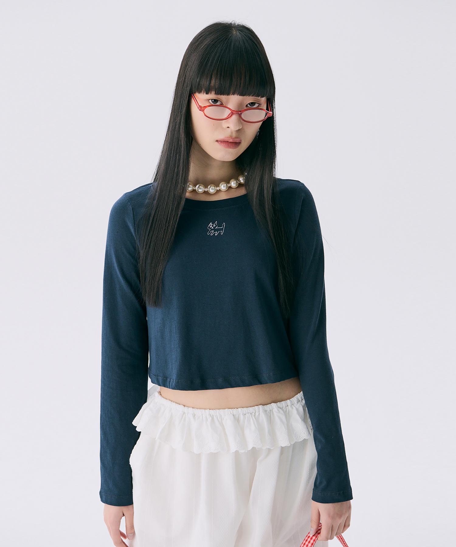 Jun Jun Space Vol12. Bow Wow Printed T_Navy S