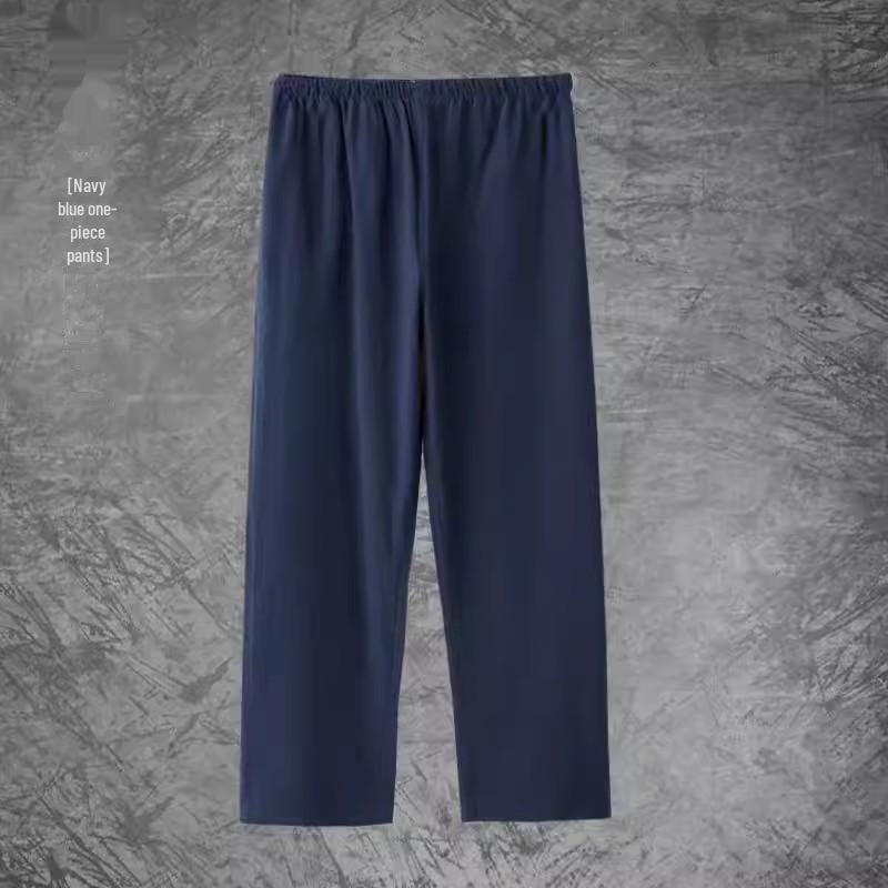 Chinesisches Retro-Leinenhemd für Herren – Langarm-Tang-Anzug mit Stehkragen