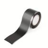 Self-Adhesive Silicone Pipe Repair Tape Waterproof Leak-Proof Black Sealing Tape with Thickened Adhesive & Easy-Use Dispenser for Quick Pipe Fixing