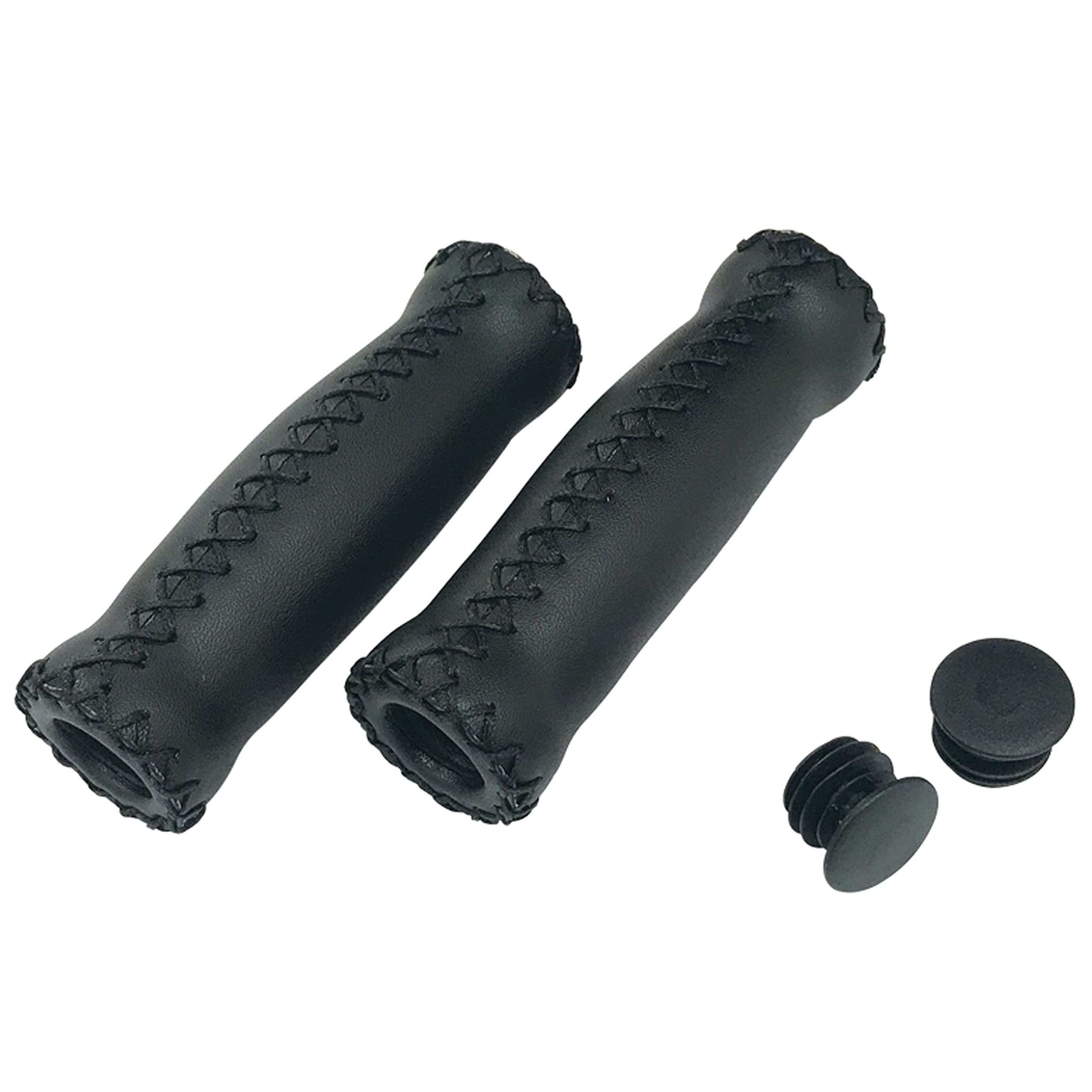 

Bicycle Grips 128mm Black of [Barrel-Shaped Grips] (Set 1) VLG-617A чёрный