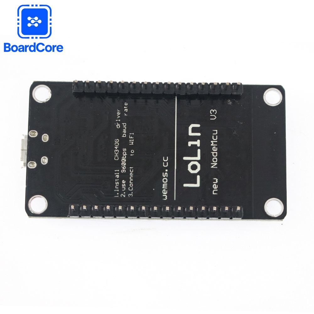 NodeMCU Lua V3 ESP8266 Module Micro USB Port Serial WiFi Module CH340 IoT Development Board Module for Smart Home DIY