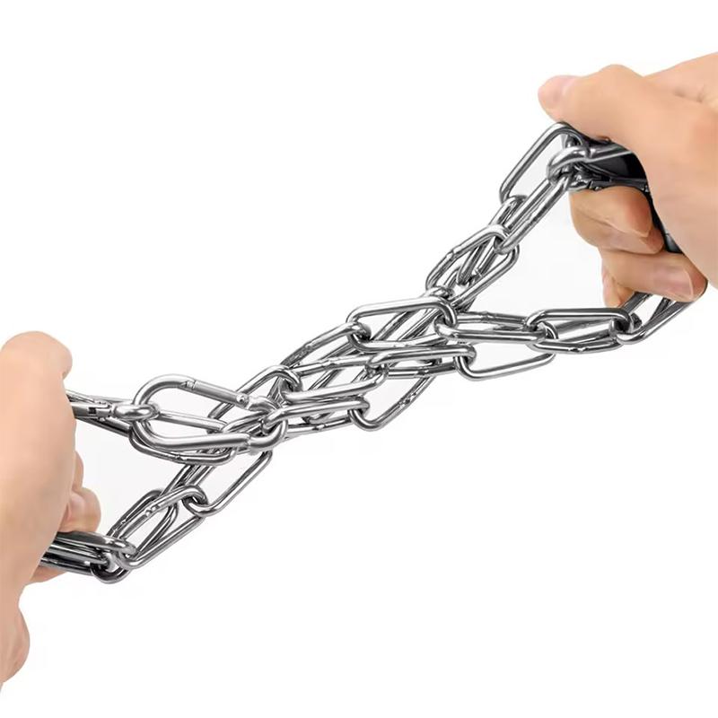1M Rust Resistant 304 Stainless Steel Chain Welded Durable Chain for Hanging Swing Pet Leash Patio Decor Hanging
