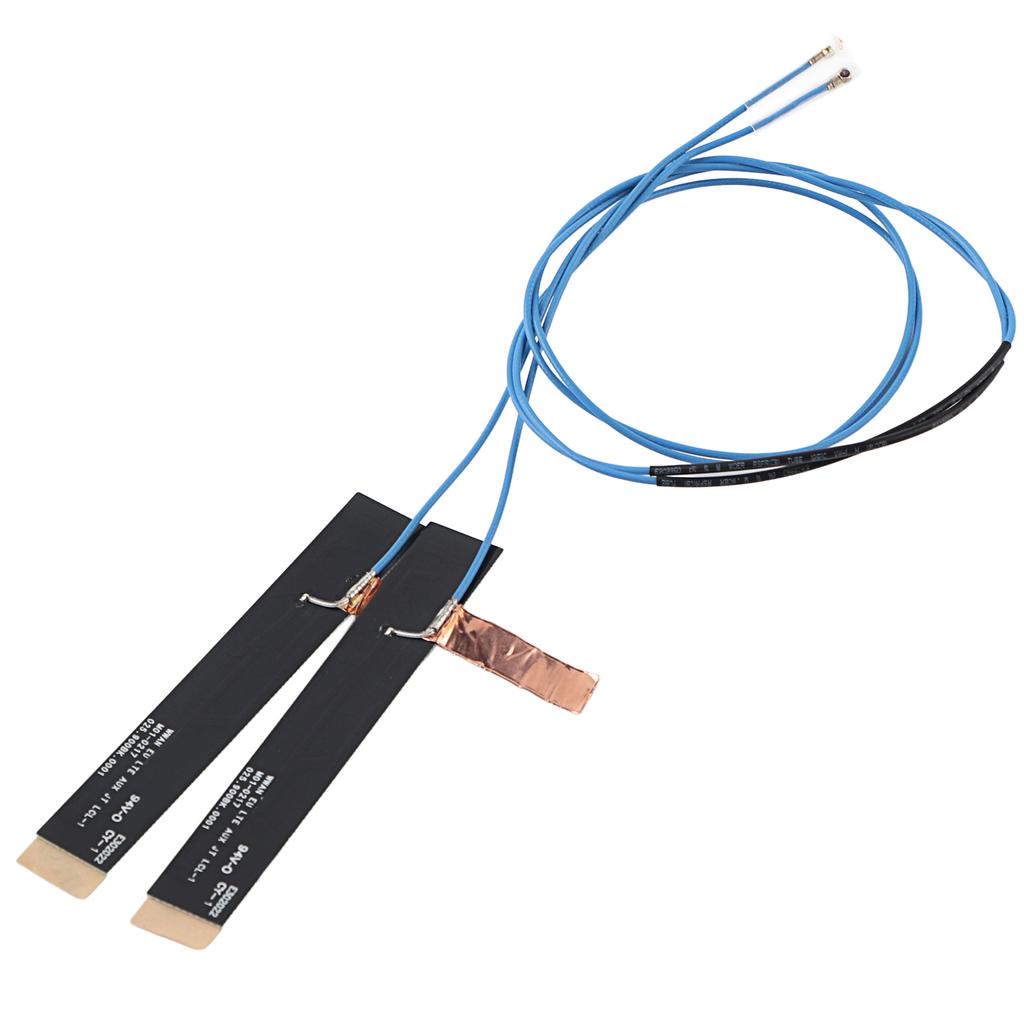 2Pcs WiFi Antenna 2.4GHz 5GHz Dual Band Strong Compatibility Wireless Computer Built In Antenna Cable