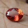 Natural Orange Sapphire 10.85ct Oval Cut Flawless Certified Loose Gemstone