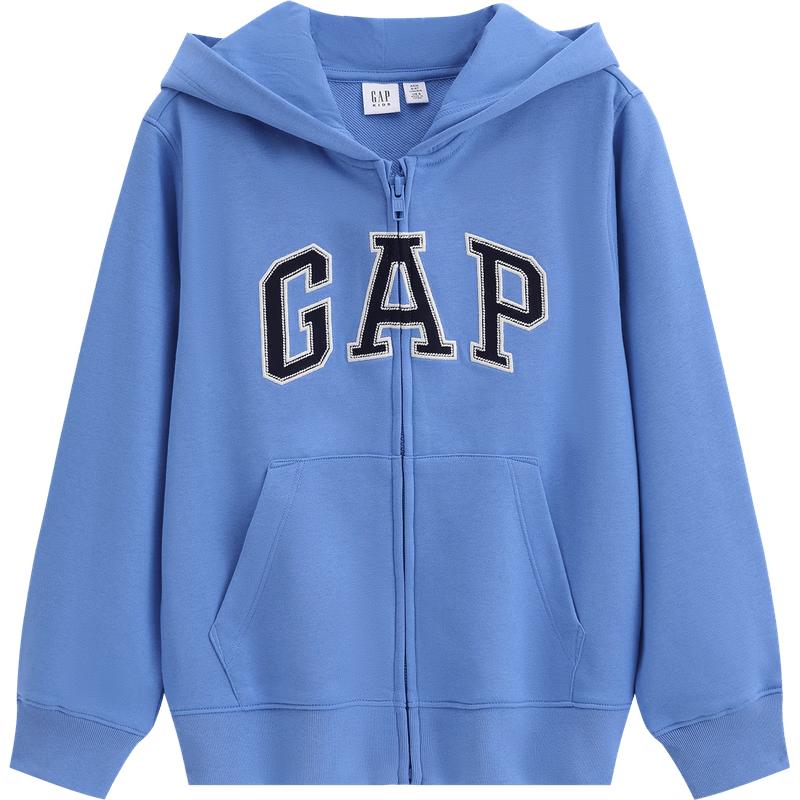 GAP Boys  Reversible Sequin Logo Color-block Long-Sleeve Sweatshirt 150/72